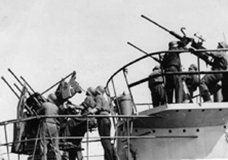Зенитное вооружение подводной лодки VII серии